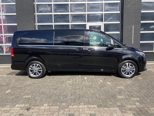 Mercedes-Benz EQV 300 L3 Avantgarde 90 kWh TAXI KLAAR | Automaat | Navigatie | Lederen bekleding | Airmatic | Dubbele elektrische schuifdeur | Led verlichting | Cruise control | 18'' Lichtmetalen velgen |
