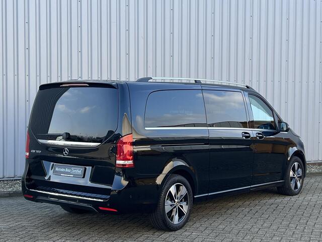 Mercedes-Benz EQV 300 L3 90 kWh Avantgarde Design- pakket | 7- pers. | Airmatic | 360 gr. camera | zwart leder | Distronic | 18"lmv | Navigatie | Elektr. voorstoelen met memory