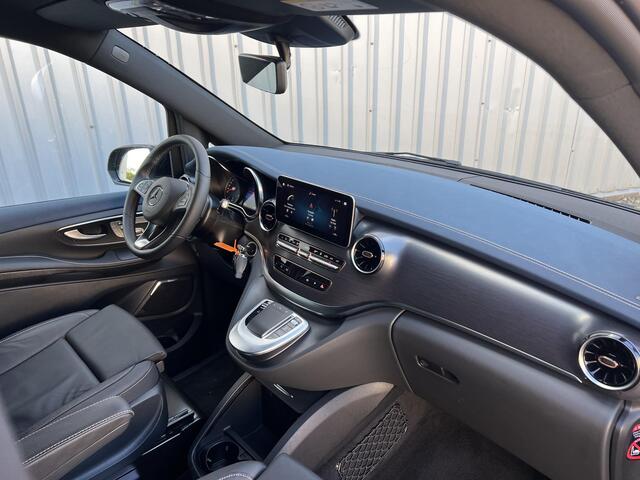 Mercedes-Benz EQV 300 L3 90 kWh Avantgarde Design- pakket | 7- pers. | Airmatic | 360 gr. camera | zwart leder | Distronic | 18"lmv | Navigatie | Elektr. voorstoelen met memory