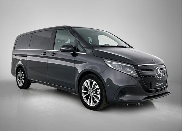 Mercedes-Benz EQV 300 L2 Avantgarde 90 kWh 7-persoons | Airmatic | Burmester surround-sound-system | Alarm klasse 3 | Thermotronic | 360gr Camera | 2 Elektr. Schuifdeuren | 18 Inch Velgenset | Zwart interieur | Privacy Glass | 3 Persoons Comfort