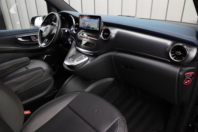 Mercedes-Benz EQV 300 AMG L2 90kWh | Sfeerverlichting | Burmester | Stoelkoeling | 2x Elektr. Schuifdeur | ILS | Memory | Leder | Standkachel | NL-Auto | 2021.