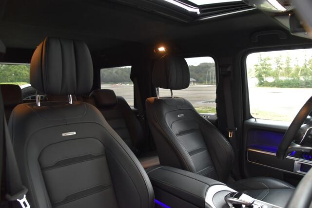 Mercedes-Benz G-KLASSE 63 AMG STOELVERWARMING | TREKHAAK | AMBIENTEVERLICHTING | NAPPA LEDER | DAK | BURMESTER AUDIO | 360 CAMERA | MEMORY | SUÉDE HEMELBEKLEDING | SPORTUITLAAT | EXTRA GROTE BENZINETANK | ETC.