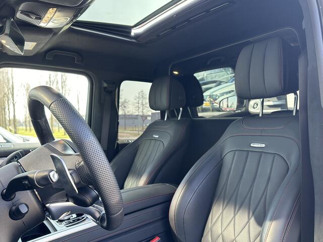 Mercedes-Benz G-KLASSE AMG 63 G63 AMG l ¤199.500,- ex. BTW l Rijassistentiepakket l Manufaktur l Burmester l 360* camera l G63 AMG VAN Schuif- Kanteldak l Nightpakket l Alarm l