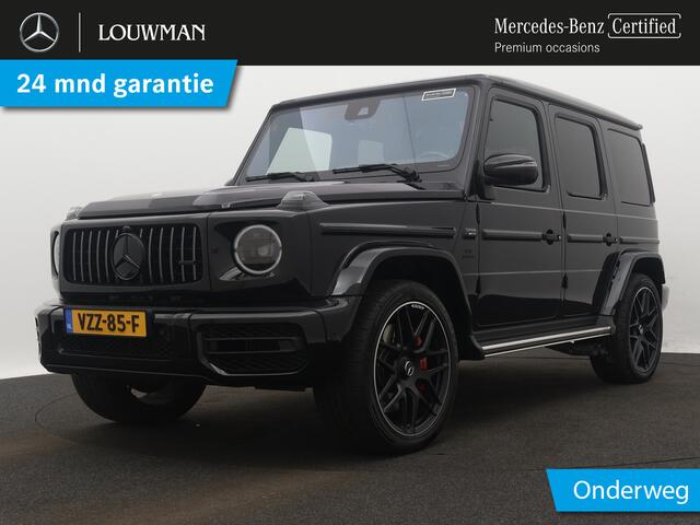 Mercedes-Benz G-KLASSE AMG 63 | Grijs kenteken | Brabus tuning 700PK | Schuifdak | 22" LM kruisspaaks gesmede AMG-velgen zwart | Night pakket +II Carbon inleg | Alarm klasse 3+5 | Inclusief 24 maanden MB Certified garantie voor Europa.