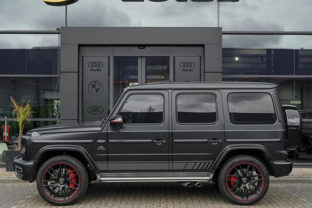 Mercedes-Benz G-KLASSE G63 AMG 585pk Edition 1 VOL! Schuifdak Rear entertainment Magno matte Trekhaak Widescreen Burmester 3D Multibeam LED 1e Eigenaar