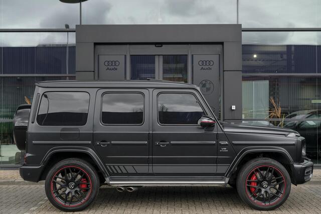 Mercedes-Benz G-KLASSE G63 AMG 585pk Edition 1 VOL! Schuifdak Rear entertainment Magno matte Trekhaak Widescreen Burmester 3D Multibeam LED 1e Eigenaar