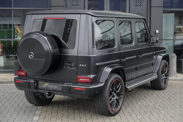 Mercedes-Benz G-KLASSE G63 AMG 585pk Edition 1 VOL! Schuifdak Rear entertainment Magno matte Trekhaak Widescreen Burmester 3D Multibeam LED 1e Eigenaar