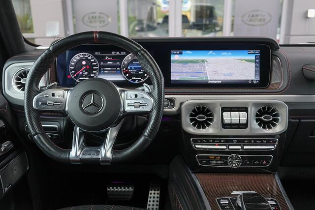 Mercedes-Benz G-KLASSE G63 AMG 585pk Edition 1 VOL! Schuifdak Rear entertainment Magno matte Trekhaak Widescreen Burmester 3D Multibeam LED 1e Eigenaar