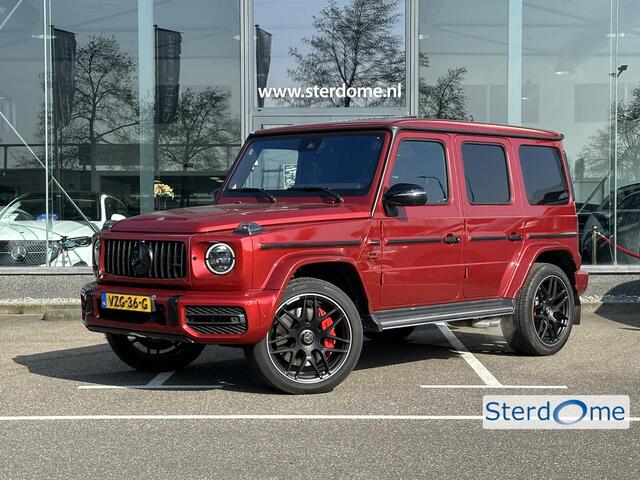 Mercedes-Benz G-KLASSE AMG 63 G63 AMG l ¤184.950,- ex. BTW l Rijassistentiepakket l Manufaktur l Burmester l 360* camera l G63 AMG VAN Schuif- Kanteldak l Nightpakket l Alarm l Grijs kenteken l