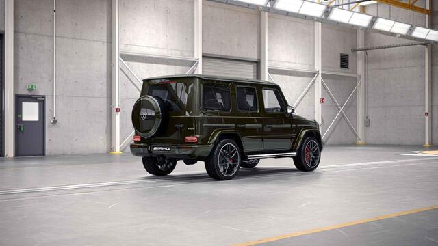 Mercedes-Benz G-KLASSE 63 | PPF | Blue eye laser systeem | Manufaktur Olijfgroen | Carbon | Superior interieur |