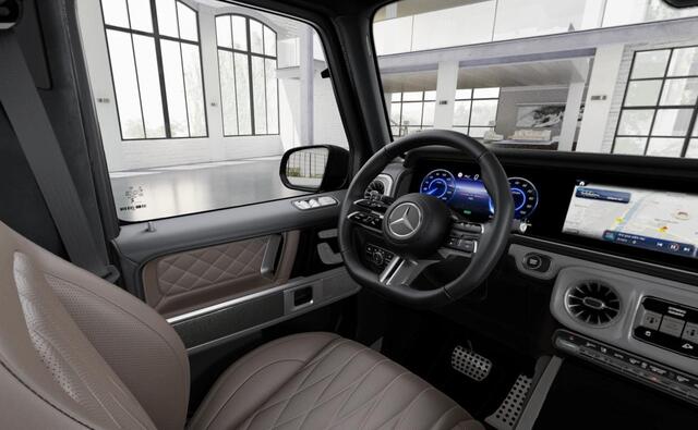Mercedes-Benz G-KLASSE 580 EQ 116 kWh AMG Line | Schuifdak | SUPERIOR Line interieur | Warmtecomfortpakket | Treeplanken in zwart | Comfortpakket | Burmester |