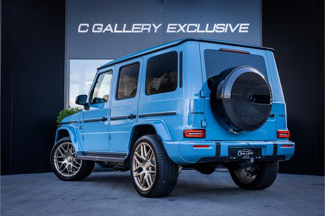 Mercedes-Benz G-KLASSE AMG G63 Facelift - Carbon Pakket | Manufaktur China Blue | Panorama | Nappa leder