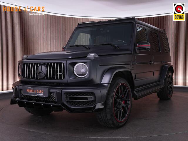 Mercedes-Benz G-KLASSE 63AMG Edition 1 |dealer onderhouden|Akrapovic|sterrenhemel|schuif/kantel dak|Burmester|massage|memory|stoelverwarming & ventilatie|360 camera|carbon interieur|blind spot|22"|