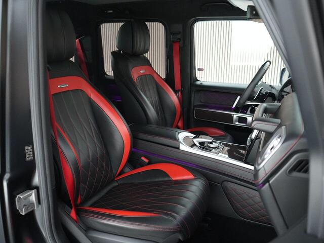 Mercedes-Benz G-KLASSE 63AMG Edition 1 |dealer onderhouden|Akrapovic|sterrenhemel|schuif/kantel dak|Burmester|massage|memory|stoelverwarming & ventilatie|360 camera|carbon interieur|blind spot|22"|