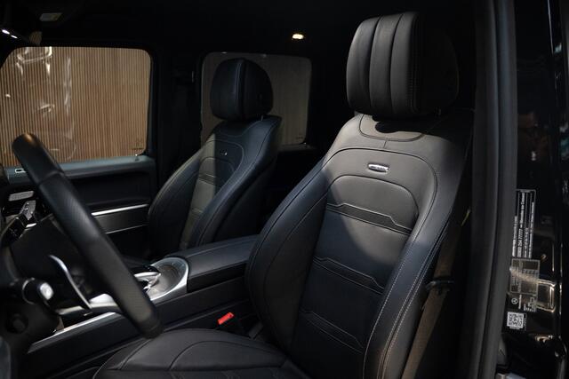 Mercedes-Benz G-KLASSE 63 Navi Burmester Leer 360 Camera PTS Open dak Massage Distronic+ Memory seats Stoelventilatie Stoelverwarming Climate voor & achter Trekhaak