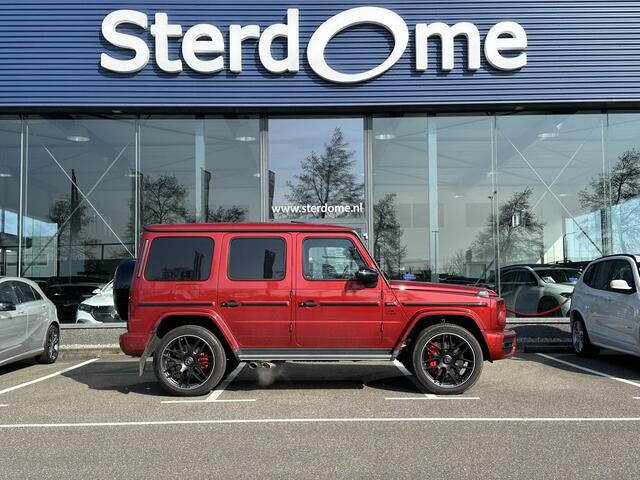 Mercedes-Benz G-KLASSE AMG 63 l 585 Pk V8 l Rijassistentiepakket l Manufaktur l Burmester l 360* camera l Schuif- Kanteldak l Nightpakket l Alarm l I Nederlands geleverd I Alarm l Voertuig volgsysteem l