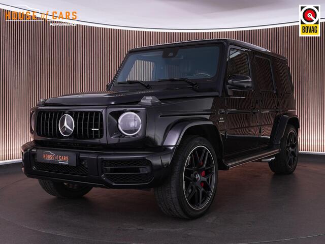 Mercedes-Benz G-KLASSE 63 AMG |carbon int.|Burmester|panorama|memory|stoelverwarming & verkoeling|night pakket|diamond stitch|dodehoek|360°|sportuitlaat|