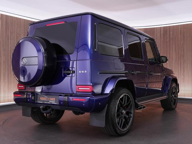 Mercedes-Benz G-KLASSE AMG 63 |ex. BPM/BTW|Burmester|schuif/kantel|massage|stoelverwarming & verkoeling|memory|carbon int|Apple carplay|22" gesmede velgen|trekhaak|