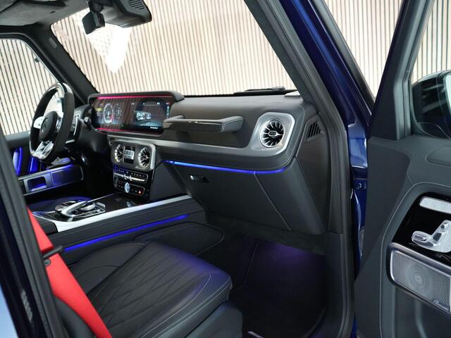 Mercedes-Benz G-KLASSE AMG 63 |ex. BPM/BTW|Burmester|schuif/kantel|massage|stoelverwarming & verkoeling|memory|carbon int|Apple carplay|22" gesmede velgen|trekhaak|