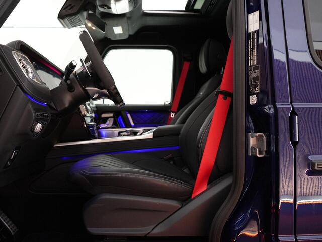 Mercedes-Benz G-KLASSE AMG 63 |ex. BPM/BTW|Burmester|schuif/kantel|massage|stoelverwarming & verkoeling|memory|carbon int|Apple carplay|22" gesmede velgen|trekhaak|