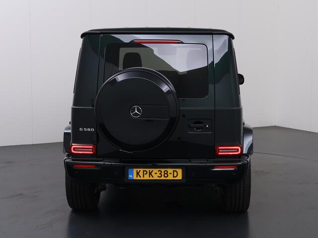 Mercedes-Benz G-KLASSE 580 met EQ-Technologie 116 kWh | Smaragdgroen | Schuifdak | 360 camera | Burmester | Night pakket |