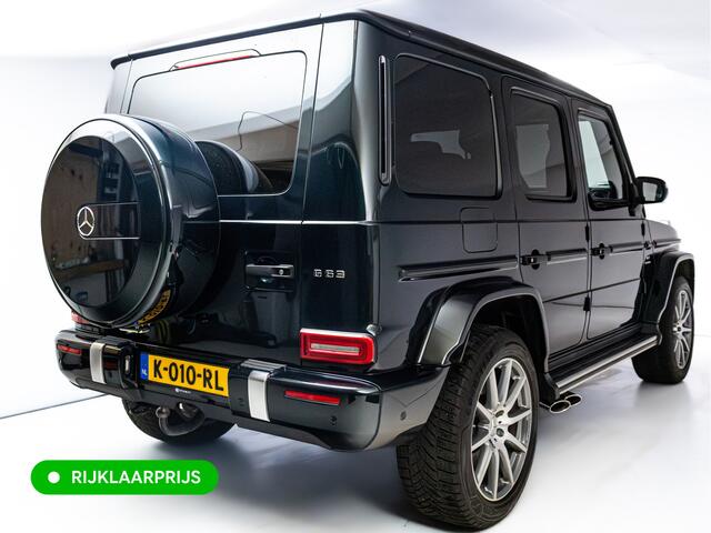 Mercedes-Benz G-KLASSE 63 AMG Premium Plus | Elektrisch glazen schuif-/kanteldak | Burmester | Stoelverw. & koeling | Memory stoelen | Adaptieve cruise | Trekhaak, Treeplanken, Alcantara hemel, 360 Camera, Burmester High End, Massagestoelen, NL auto