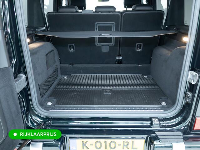 Mercedes-Benz G-KLASSE 63 AMG Premium Plus | Elektrisch glazen schuif-/kanteldak | Burmester | Stoelverw. & koeling | Memory stoelen | Adaptieve cruise | Trekhaak, Treeplanken, Alcantara hemel, 360 Camera, Burmester High End, Massagestoelen, NL auto