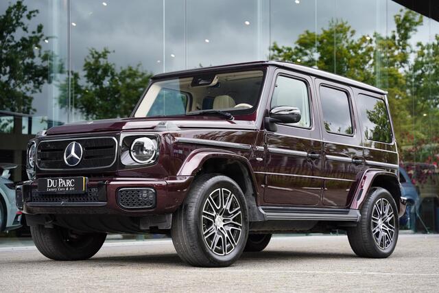 Mercedes-Benz G-KLASSE 580 / 116 kWh / Robijnrood / Leder Beige / Grille Verlicht