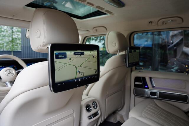 Mercedes-Benz G-KLASSE 580 / 116 kWh / Robijnrood / Leder Beige / Grille Verlicht
