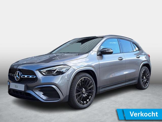 Mercedes-Benz GLA-KLASSE 180 AMG Line | AMG Line | Nightpakket | Panoramadak | MULTIBEAM LED koplampen | Dodehoekassistent | Sfeerverlichting | Apple CarPlay | Android Auto | Achteruitrijcamera | Elektrisch inklapbare buitenspiegels