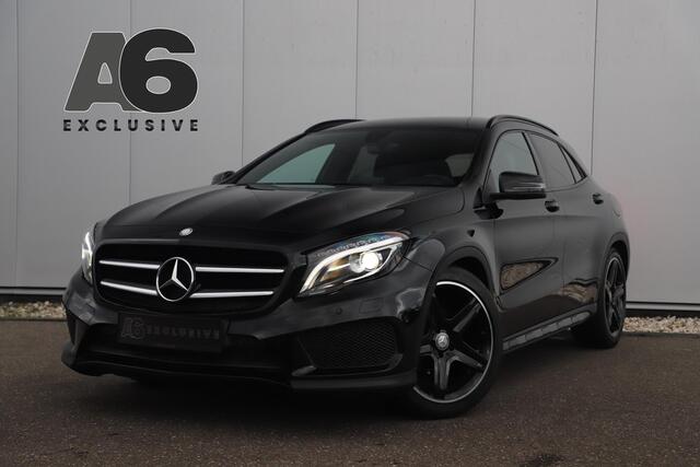 Mercedes-Benz GLA-KLASSE 180 AMG Night Automaat Xenon LED Carplay Half Leder Navigatie 18 inch LMV Sfeerverlichting Sportstoelen