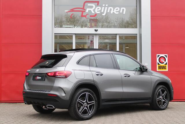 Mercedes-Benz GLA-KLASSE 250 e BUSINESS SOLUTION AMG LIMITED | SFEER VERLICHTING | PANORAMISCH SCHUIF/KANTEL DAK | MULTI BEAM LED KOPLAMPEN | APPLE CARPLAY/ANDROID AUTO | 360? CAMERA | DODEHOEK DETECTIE | ELEKTRISCH BEDIENBARE VOORSTOELEN MET GEHEUGENFUNCTIE | NIGHT PAKKET | 19" 