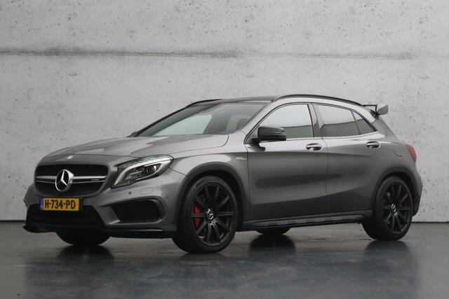 Mercedes-Benz GLA-KLASSE AMG 45 4MATIC Premium | Elektrisch glazen panoramadak | Lederen bekleding | LED