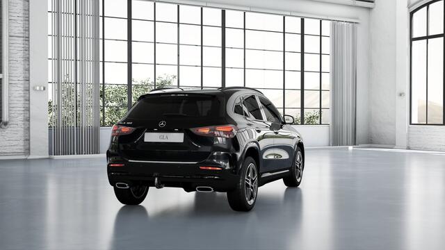 Mercedes-Benz GLA-KLASSE 180 Business Solution AMG | Trekhaak | Nightpakket | Keyless-Go comfortpakket | Parkeerpakket met achteruitrijcamera | EASY PACK achterklep | Dodehoekassistent | Verwarmde stoelen vooraan | Spiegelpakket |