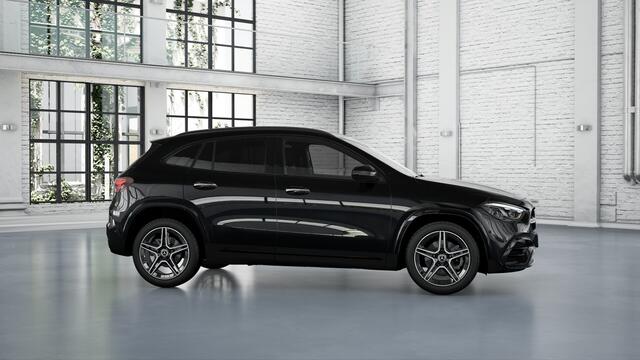 Mercedes-Benz GLA-KLASSE 180 Business Solution AMG | Trekhaak | Nightpakket | Keyless-Go comfortpakket | Parkeerpakket met achteruitrijcamera | EASY PACK achterklep | Dodehoekassistent | Verwarmde stoelen vooraan | Spiegelpakket |
