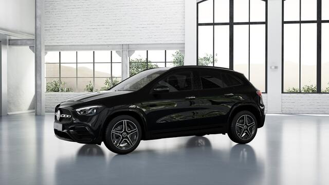 Mercedes-Benz GLA-KLASSE 180 Business Solution AMG | Trekhaak | Nightpakket | Keyless-Go comfortpakket | Parkeerpakket met achteruitrijcamera | EASY PACK achterklep | Dodehoekassistent | Verwarmde stoelen vooraan | Spiegelpakket |
