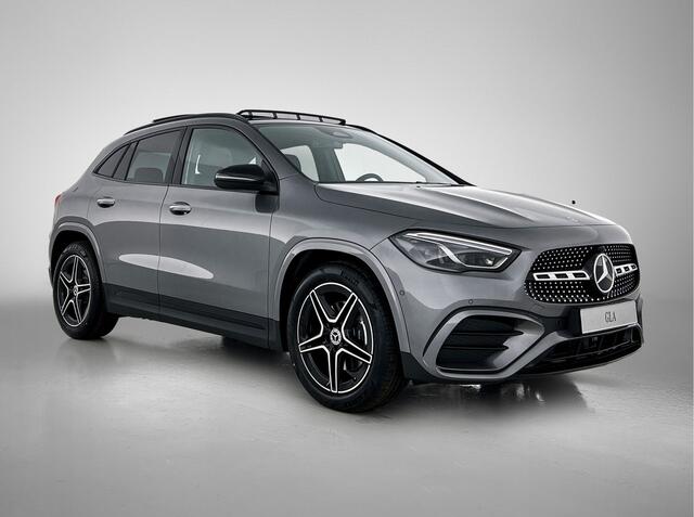 Mercedes-Benz GLA-KLASSE 180 Business Solution AMG | Nightpakket | Trekhaak | Parkeerpakket met achteruitrijcamera | EASY PACK achterklep | Dodehoekassistent | Stoelverwarming voor | KEYLESS GO | Extra USB-poorten |