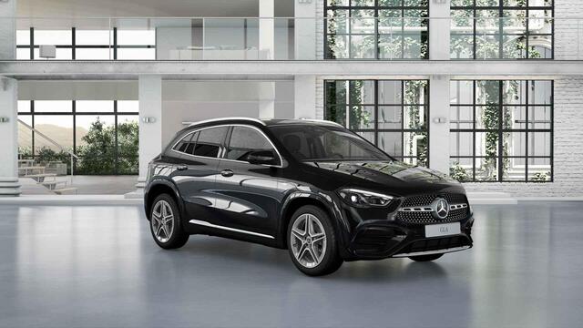 Mercedes-Benz GLA-KLASSE 250e Business Solution AMG | Panoramaschuifdak | Premium Plus | 360°-camera | Augmented Reality Navigation | Stoelverwarming | Head-up display | Dodehoekassistent |
