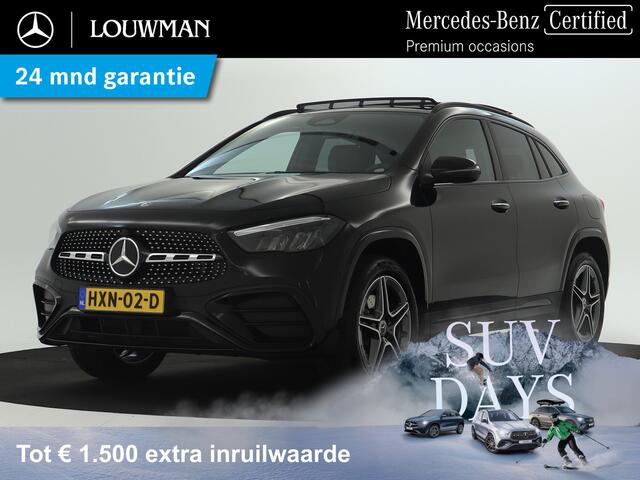 Mercedes-Benz GLA-KLASSE 250 e AMG Plug-In Hybride Panoramadak | Navigatie | MBUX wide screen | Parking support | Inclusief 24 maanden Mercedes-Benz Certified garantie voor Europa.