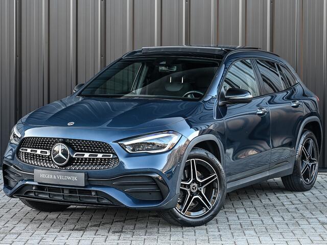 Mercedes-Benz GLA-KLASSE 250 e AMG Line · Panoramadak · Elektr. verst. stoelen · Ambiance sfeerverlichting · Stoelverwarming · Achteruitrijcamera ·