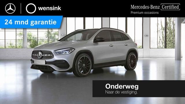 Mercedes-Benz GLA-KLASSE 180 AMG Line | 20" lichtmetalen velgen | Panoramadak | Night | Widescreen | Stoelverwarming |