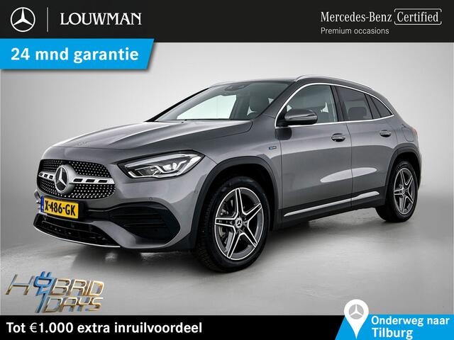 Mercedes-Benz GLA-KLASSE 250 e Business AMG-line 5 spaaks lichtmetalen velgen | MBUX wide screen| Navigatie | elect bed. voorstoelen met memory | Trekhaak | parking support met camera | Inclusief 24 maanden Mercedes-Benz Certified garantie voor Europa.