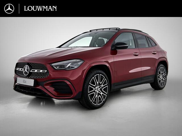 Mercedes-Benz GLA-KLASSE 250 e 140 Year Edition | Plus Pakket | Nightpakket | Parkeerpakket | Panoramaschuifdak | 20" tien-dubbelspaaks AMG velgen | Warmtewerend, donkergetint glas |