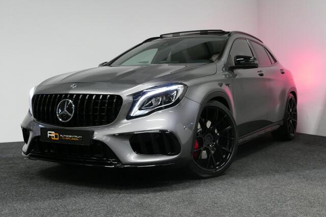 Mercedes-Benz GLA-KLASSE AMG 45 4MATIC Premium Plus / UNIEK / Panoramadak / AMG Performance sport-uitlaat / Stoelverwarming / Achteruitrijcamera / LED High Performance koplampen / Cruise Control / 20'' LMV / Rode remzadels