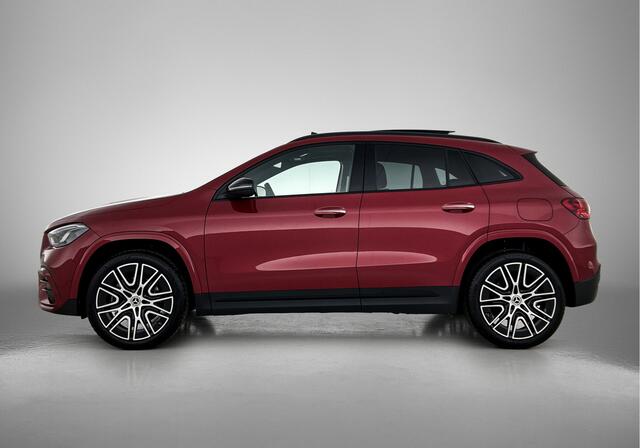 Mercedes-Benz GLA-KLASSE 250 e 140 Year Edition | Nightpakket | Spiegelpakket | Panoramaschuifdak | Dodehoekassistent | 20" tien-dubbelspaaks AMG velgen | Sound system |