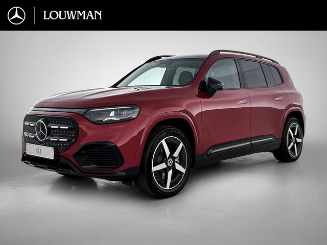 Mercedes-Benz GLB-Klasse 200 Business Solution AMG 7p. 58 kWh | Premium pakket | Nightpakket | Winterpakket | Sportstoelen | Trekhaak | Vast panoramadak | Massage functie | GUARD 360° | 19" vijfspaaks lichtmetalen AMG-velgen |