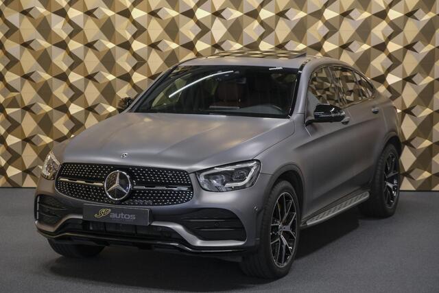 Mercedes-Benz GLC-KLASSE Coupé GLC200 AMG 197pk Schuifdak Magno matgrijs Digital cockpit Burmester Distronic+ Multibeam led Trekhaak 20" LMV NLauto