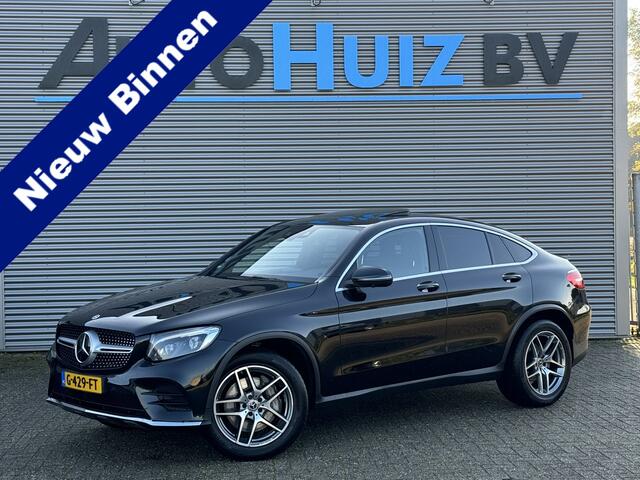 Mercedes-Benz GLC-KLASSE Coupé 300 245 PK 4MATIC AMG Line Schuif-/Kanteldak Distronic Lederen interieur Luchtvering Trekhaak Keyless Start DAB