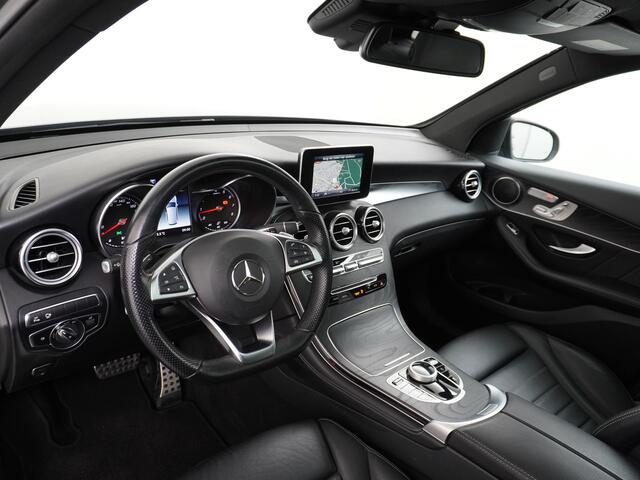 Mercedes-Benz GLC-KLASSE 250 AMG 4MATIC Night Pakket Premium Plus Trekhaak Panormadak Leder+Elektr.Verst+Geheugen+Verwarmd 360° Camera Navi Ecc Agility Control onderstel Pdc Cruise Control Lmv 20" Elec.Achterklep Intellig licht syst. Dab Keyless DodehoekAssistent 2.400KG Trekgewi