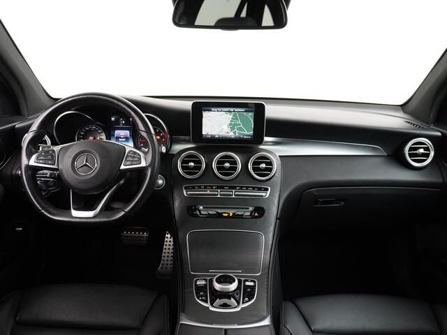 Mercedes-Benz GLC-KLASSE 250 AMG 4MATIC Night Pakket Premium Plus Trekhaak Panormadak Leder+Elektr.Verst+Geheugen+Verwarmd 360° Camera Navi Ecc Agility Control onderstel Pdc Cruise Control Lmv 20" Elec.Achterklep Intellig licht syst. Dab Keyless DodehoekAssistent 2.400KG Trekgewi